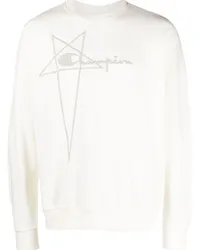 Rick Owens Sweatshirt mit Logo-Stickerei Nude