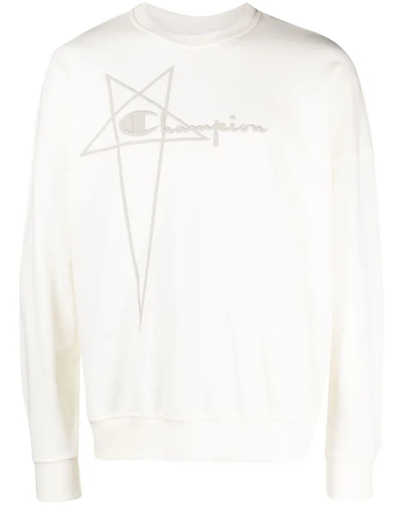 Rick Owens Sweatshirt mit Logo-Stickerei - Nude Nude