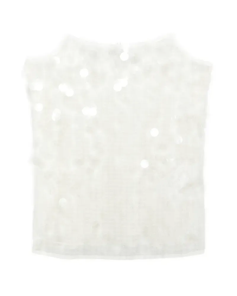 MARELLA Mela sequin strap top - Nude Nude