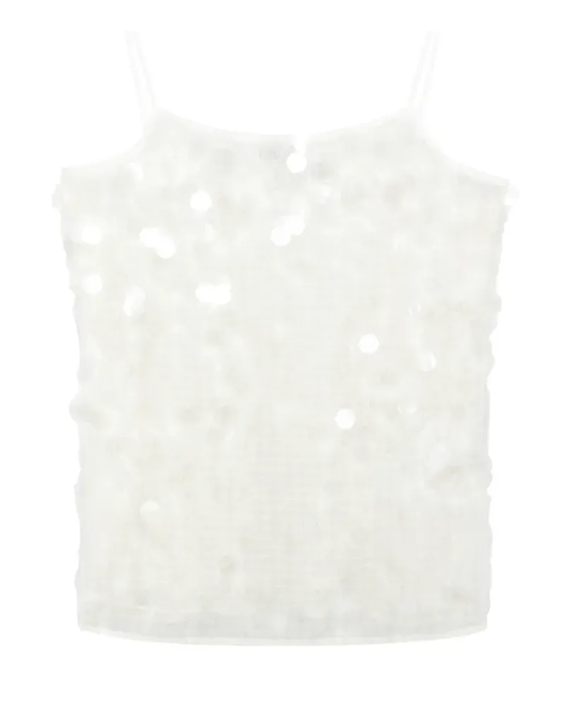 MARELLA Mela sequin strap top - Nude Nude