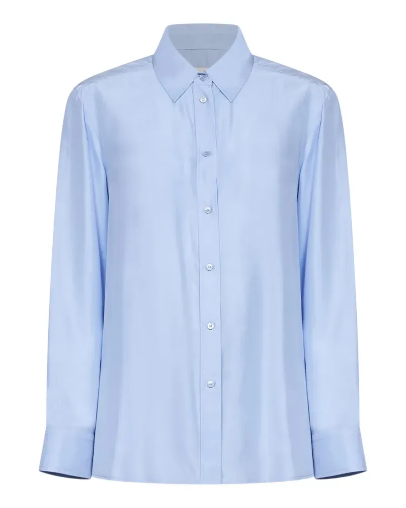 Max Mara Palanca Hemd mit Knöpfen - Blau Blau