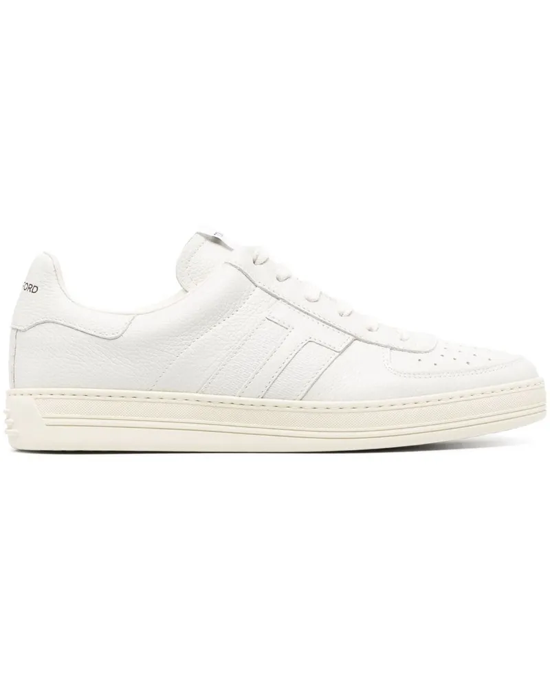 Tom Ford Sneakers mit Logo-Patch - Weiß Weiß