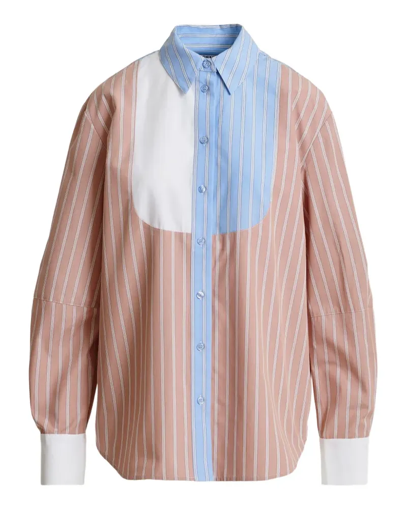 Essentiel striped oversized shirt - Nude Nude