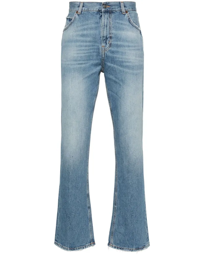 Haikure Halbhohe Fergus Straight-Leg-Jeans Blau