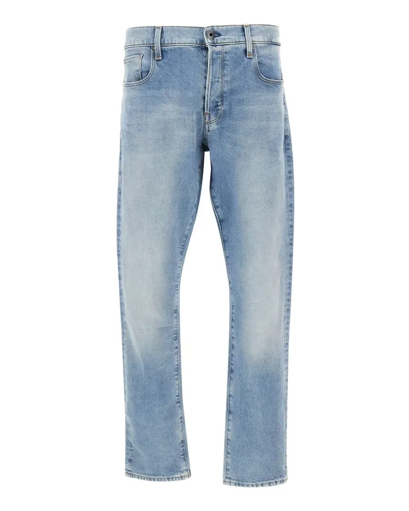G-STAR RAW 3301 stonewashed tapered jeans - Blau Blau