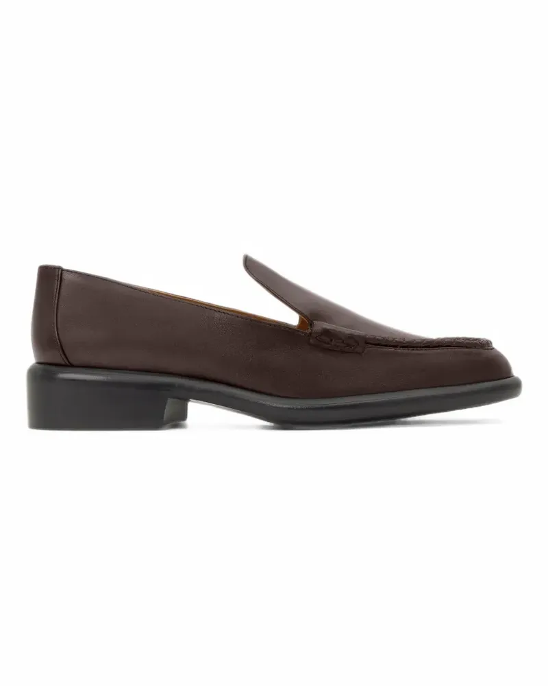Castañer Erika braided-trim loafers - Braun Braun