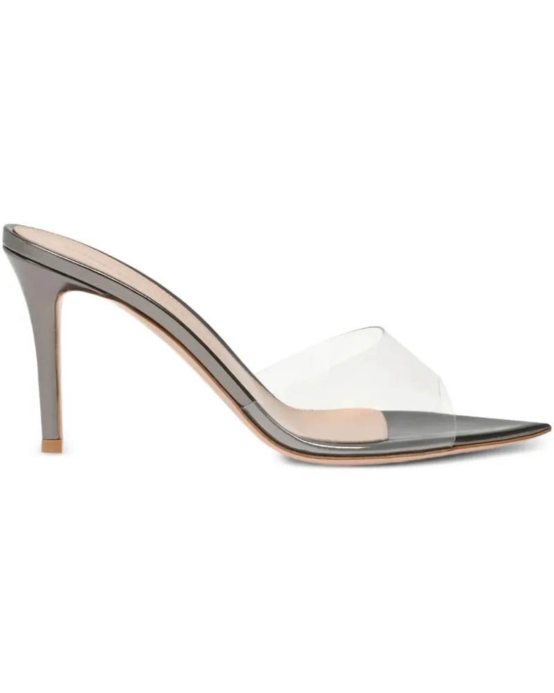 Gianvito Rossi Elle Sandalen mit spitzer Kappe 85mm - Grau Grau