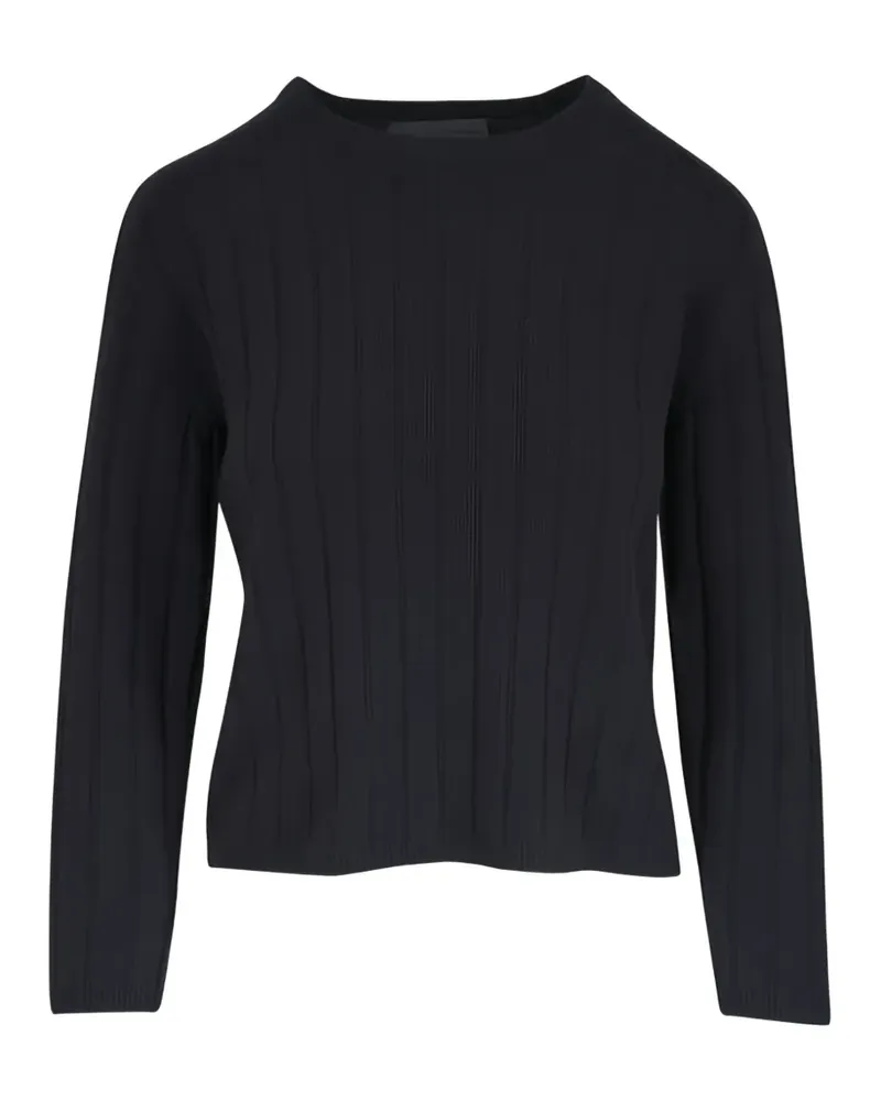 Nili Lotan Gerippter Alise Pullover - Schwarz Schwarz