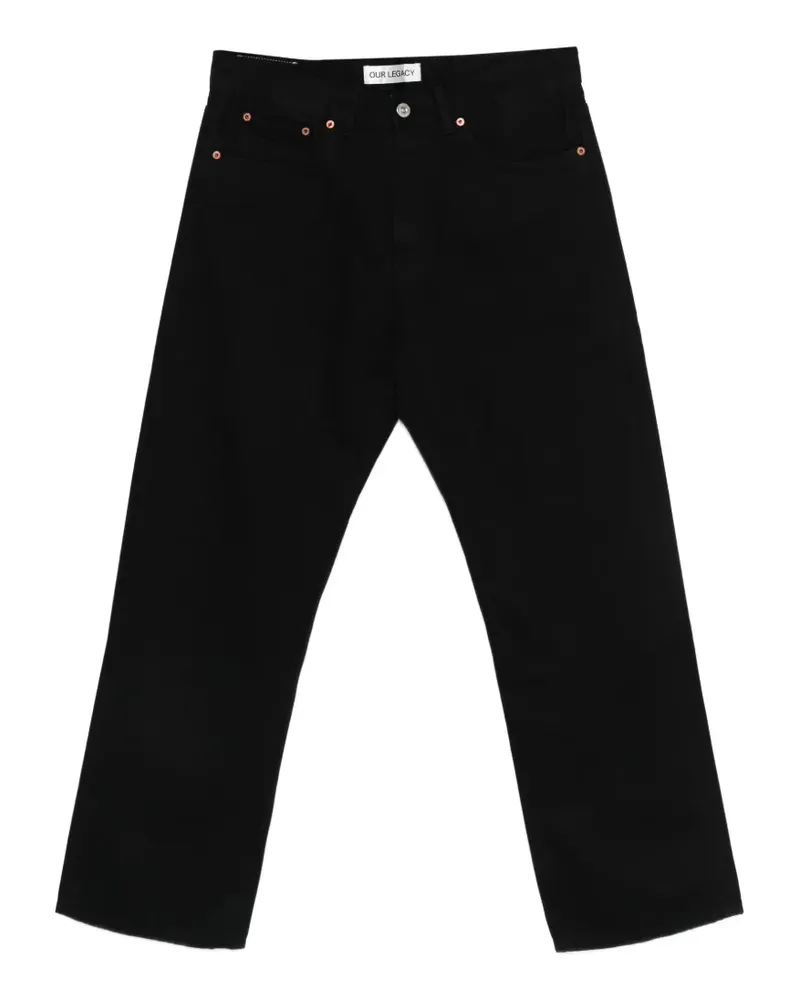 Our Legacy buttoned jeans - Schwarz Schwarz