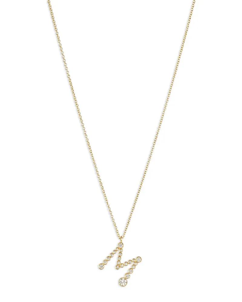Sophie Bille Brahe 18kt Soprano M Gelbgoldhalskette mit Diamanten Gold
