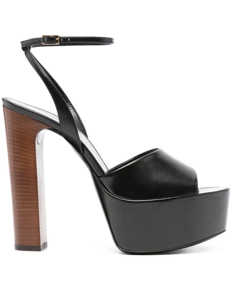 Saint Laurent Jodie Sandalen 95mm - Schwarz Schwarz