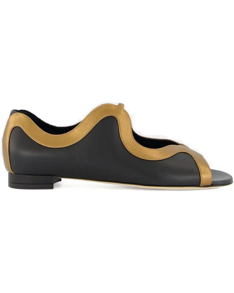 Manolo Blahnik Chilki leather sandals - Schwarz Schwarz