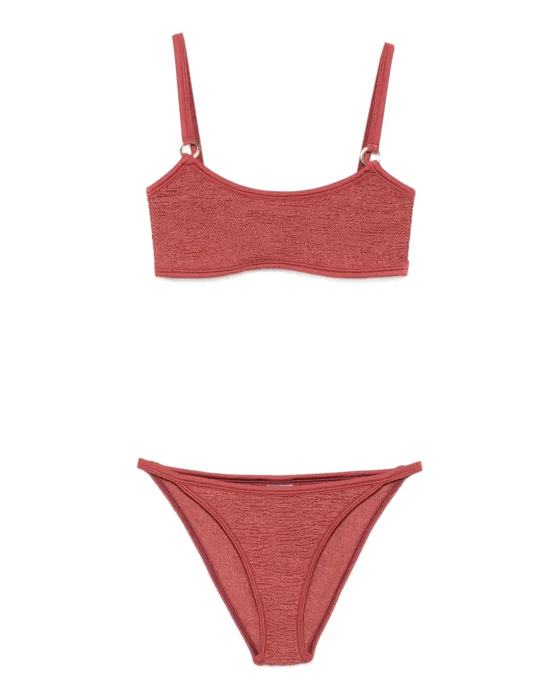 Hunza G Iris ring-detail bikini - Rot Rot