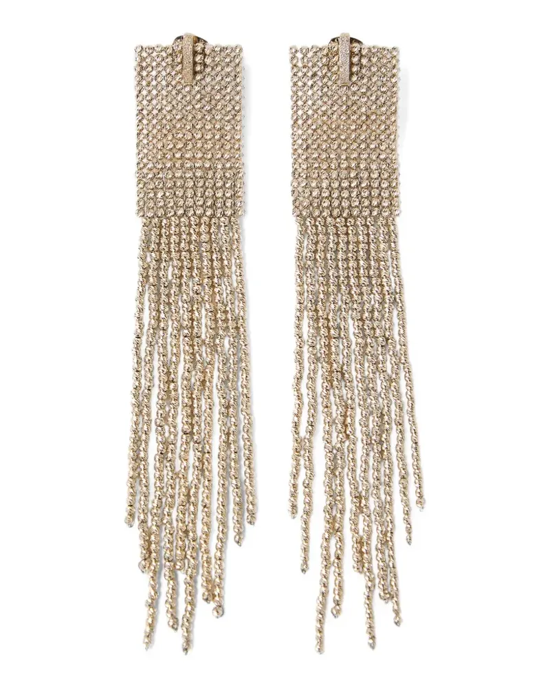 Brunello Cucinelli Monili Ohrringe mit Kettendetail - Gold Gold