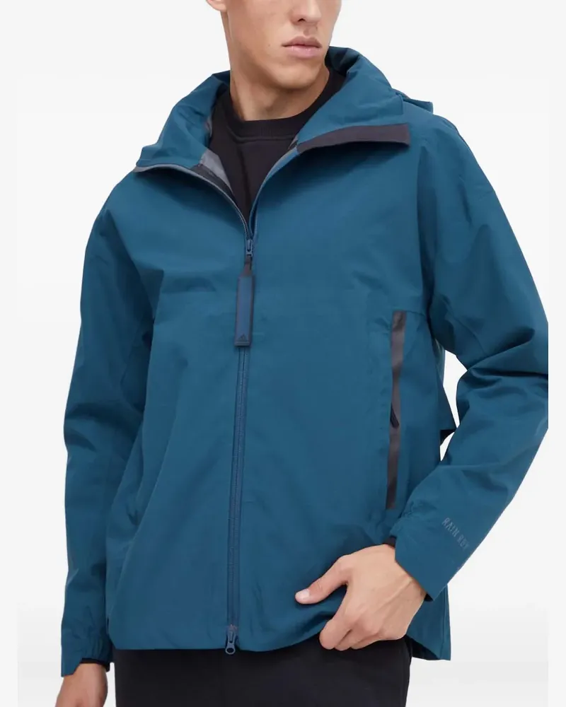 adidas Kapuzenjacke mit Logo-Print - Blau Blau