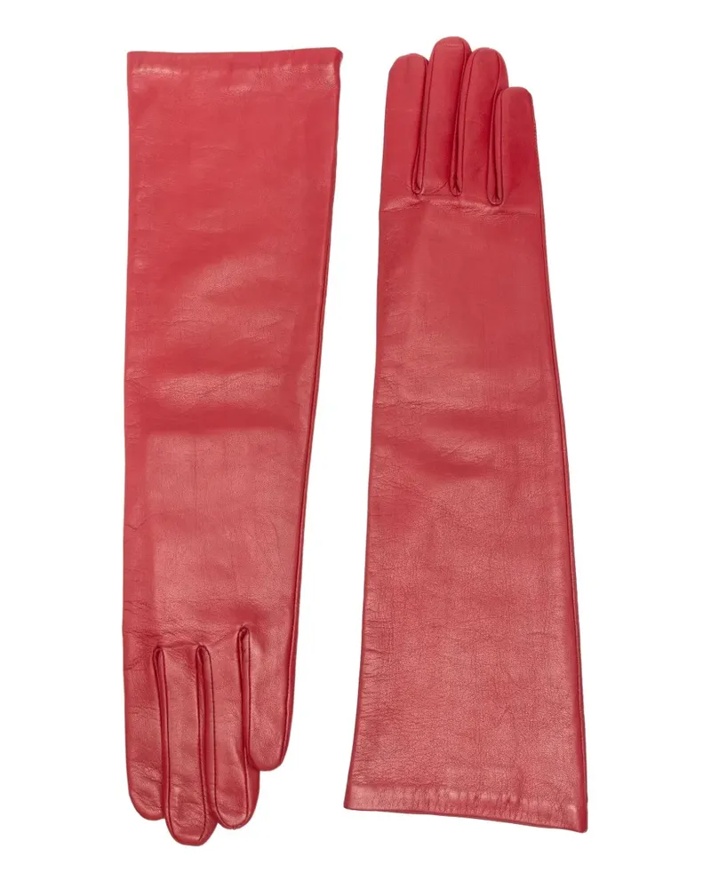 Agnelle Opera leather gloves - Rot Rot