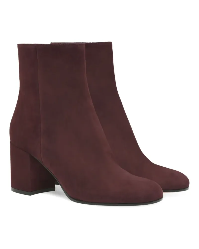 Gianvito Rossi Stiefeletten mit Blockabsatz - Rot Rot