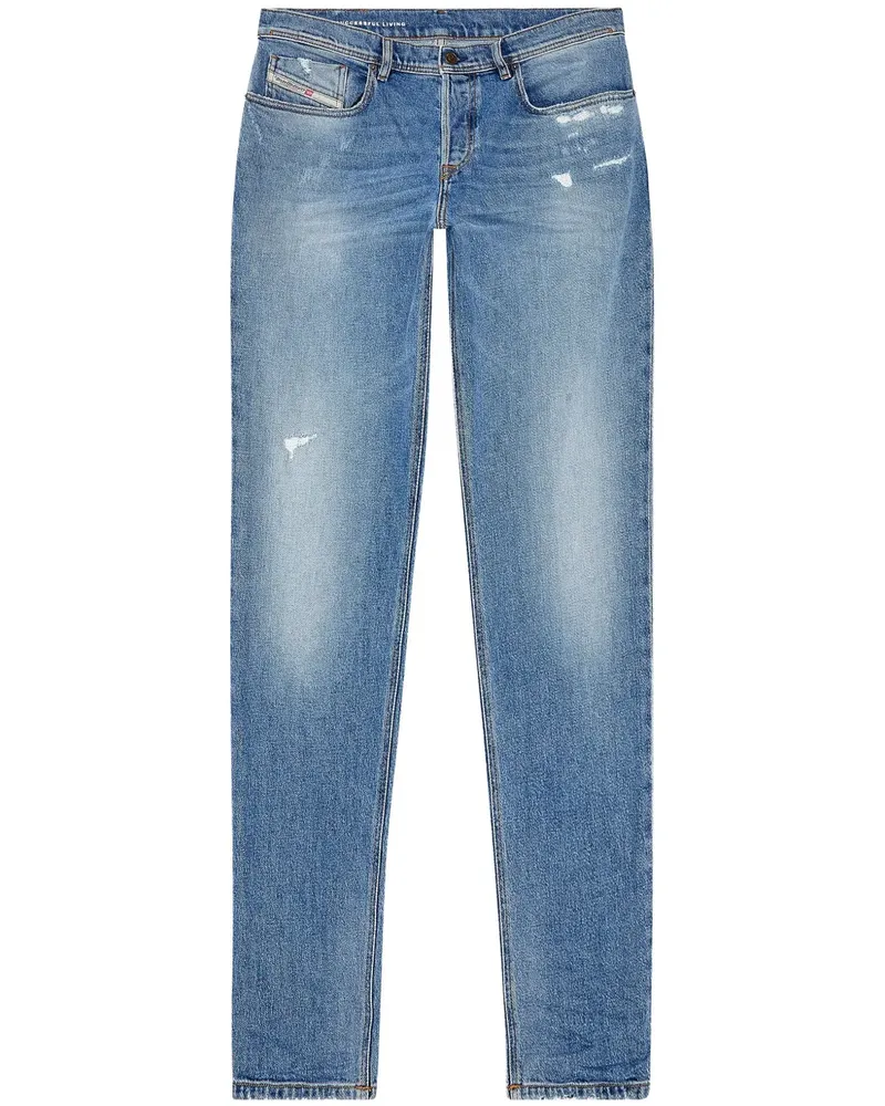 Diesel Tief sitzende Tapered-Jeans - Blau Blau