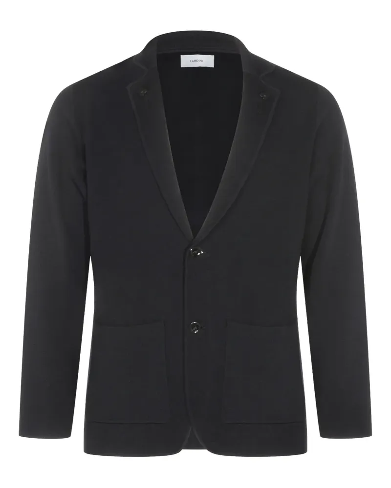 LARDINI Klassischer Cardigan - Schwarz Schwarz