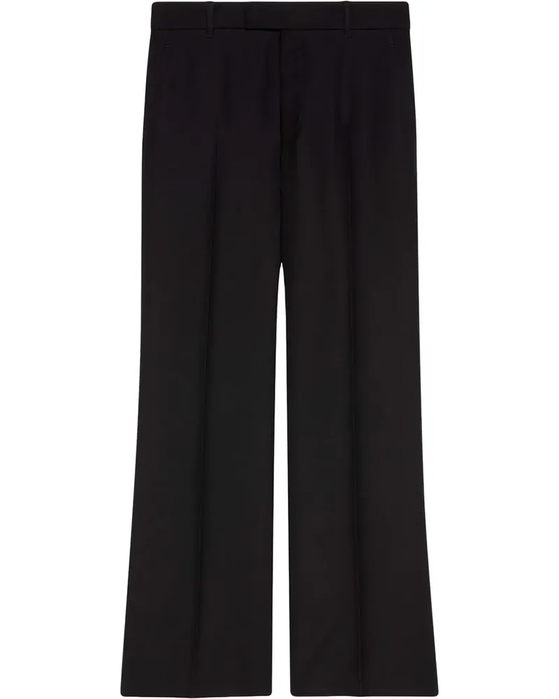 Gucci Hose mit geradem Bein - Schwarz Schwarz