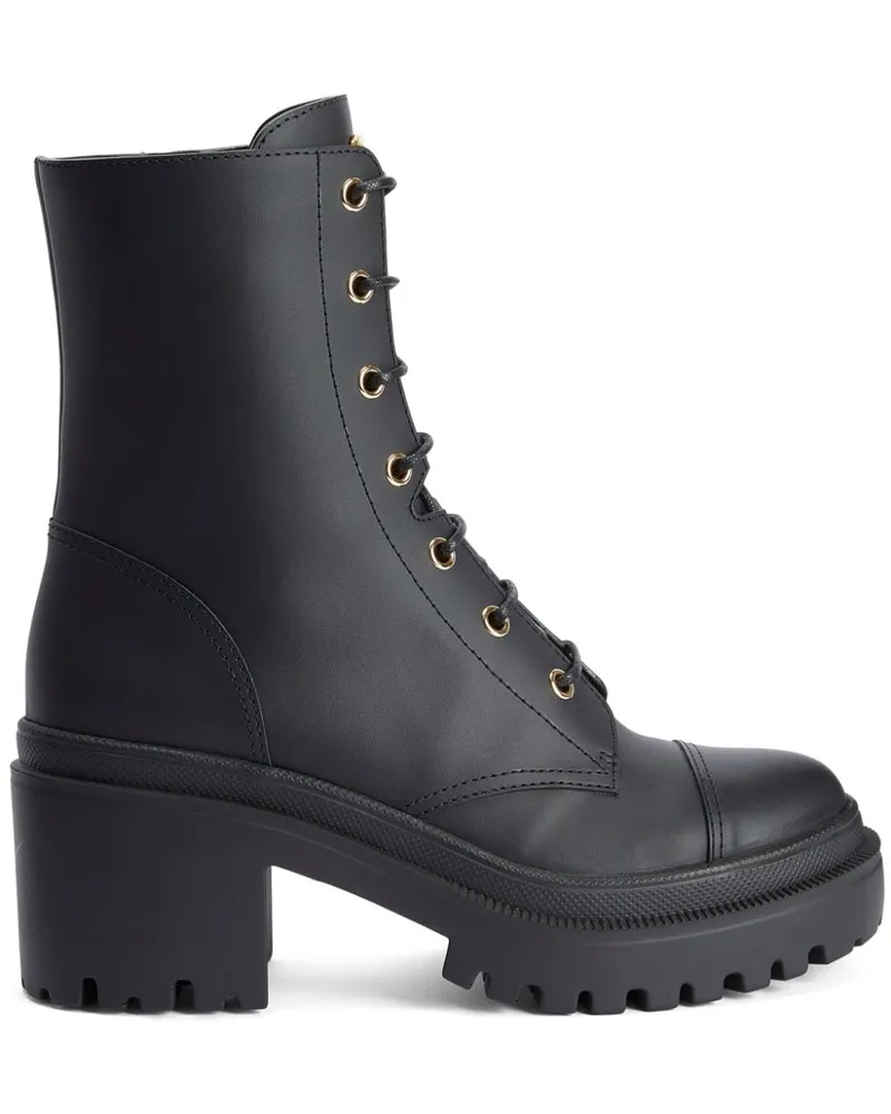 Giuseppe Zanotti Malakhy Bikerstiefel - Schwarz Schwarz