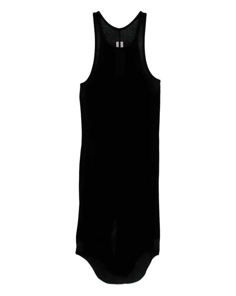 Rick Owens ribbed tank top - Schwarz Schwarz
