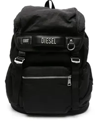 Diesel Großer Logos Rucksack Schwarz