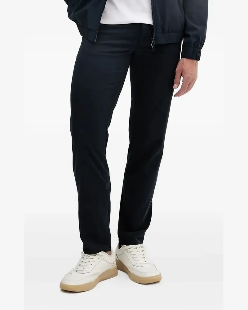 HUGO BOSS Jeans mit Logo-Schild - Blau Blau