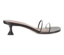 Andreea transparent-strap heeled sandals - Schwarz