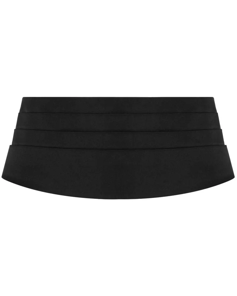 Dolce & Gabbana Gürtel aus Seide - Schwarz Schwarz