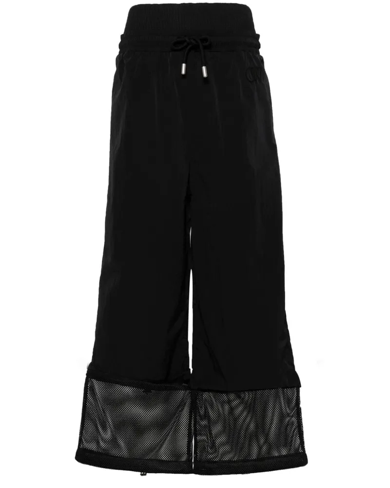 OFF-WHITE Weite Hose mit hohem Bund - Schwarz Schwarz