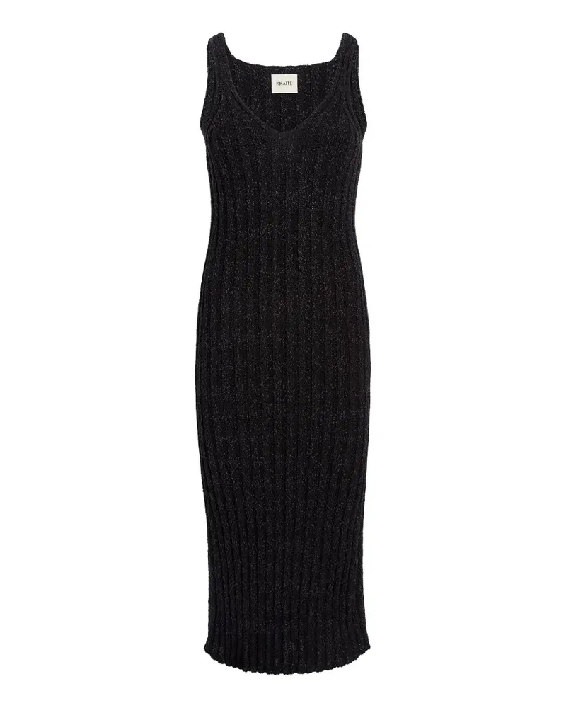 KHAITE Val Kleid in Schwarz Schwarz