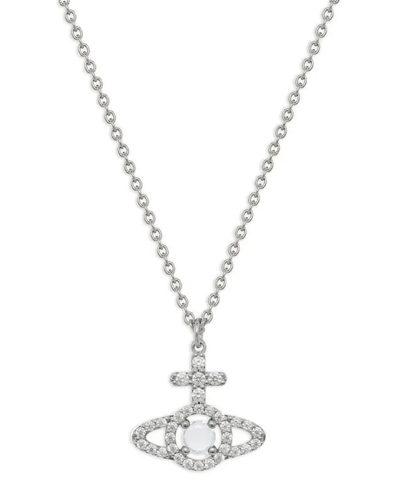 Vivienne Westwood Olympia orb-pendant necklace - Silber Silber