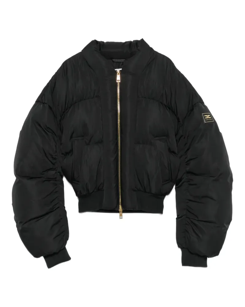 Elisabetta Franchi Gefütterte Cropped-Jacke - Schwarz Schwarz