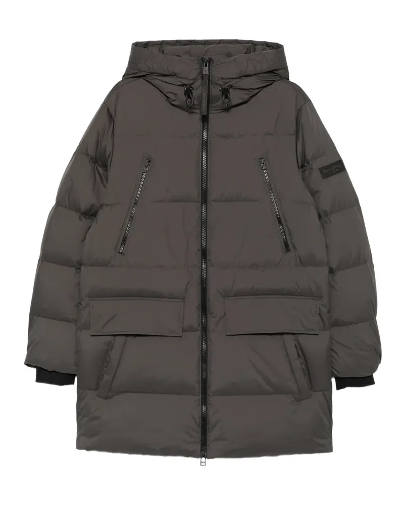 Marc O'Polo Gesteppte Kapuzenjacke - Grau Grau