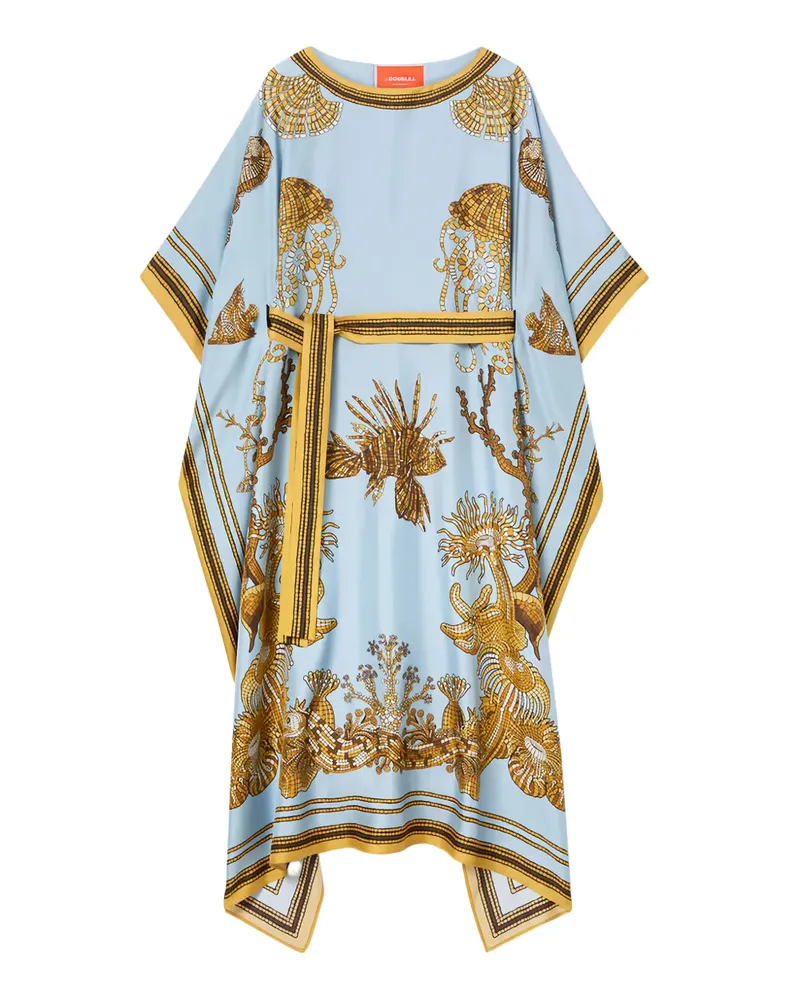 La DoubleJ Eckiger Kaftan - Blau Blau