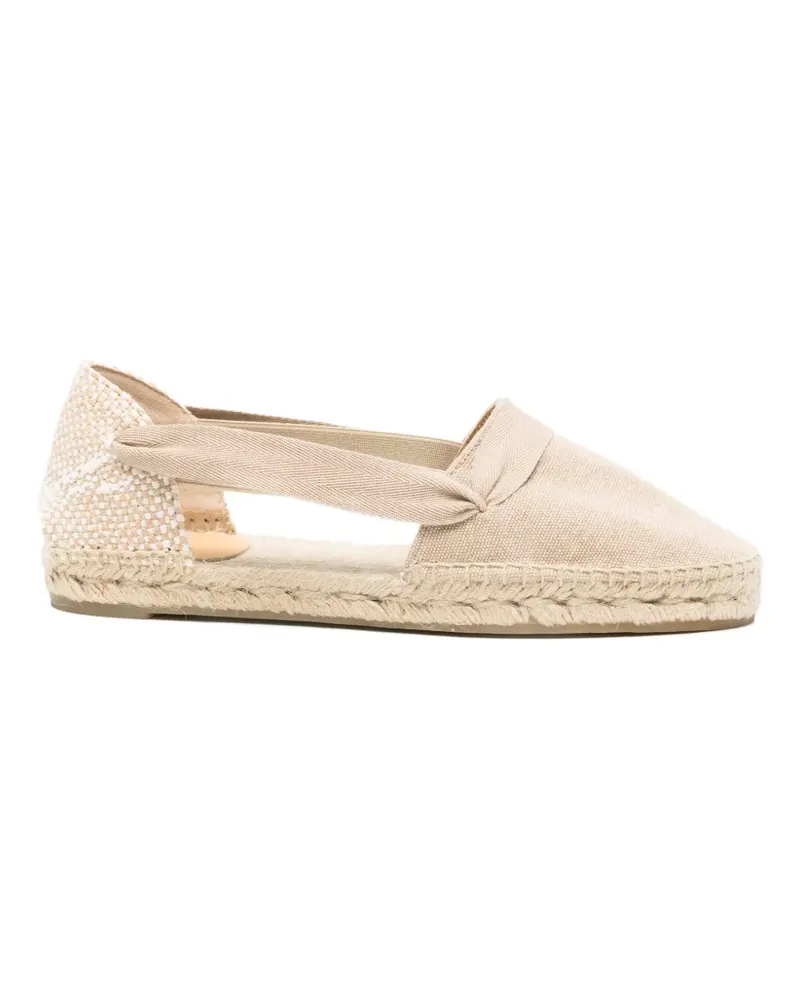 Castañer Kaia cut-out espadrilles - Nude Nude