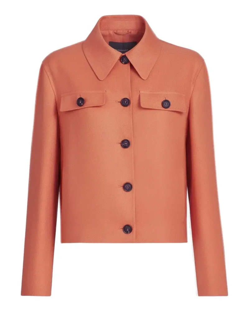 Brunello Cucinelli linen jacket - Orange Orange