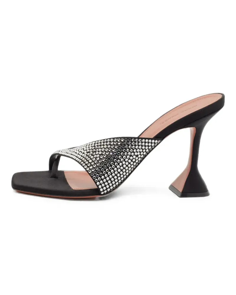 Amina Muaddi Shiona heeled sandals - Schwarz Schwarz