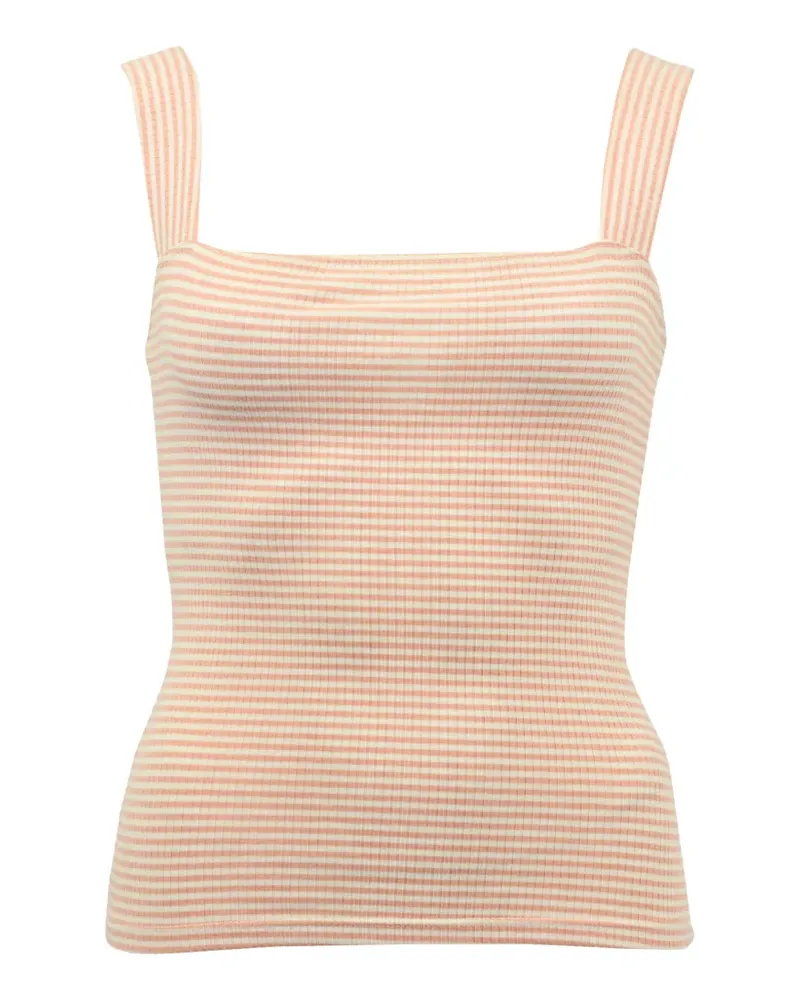 Reformation ribbed striped tank top - Rosa Rosa