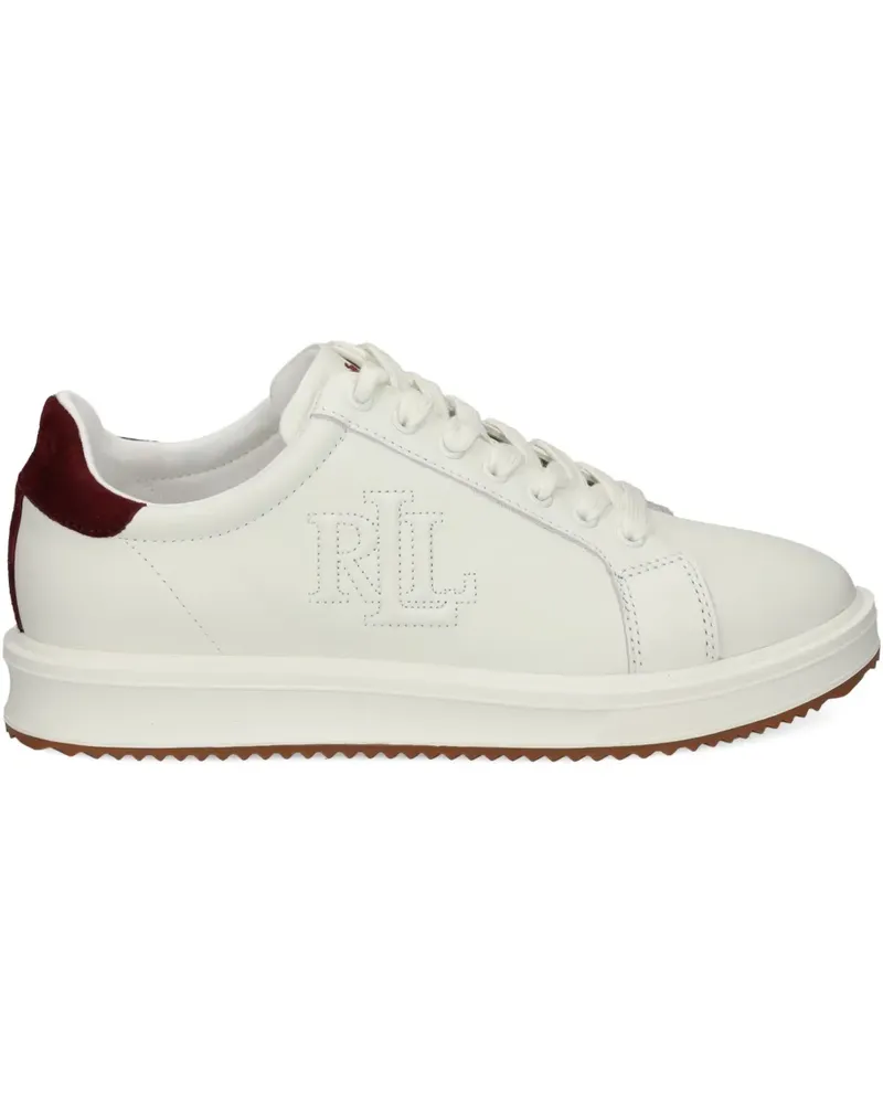 Ralph Lauren Sneakers aus Wildleder - Weiß Weiß