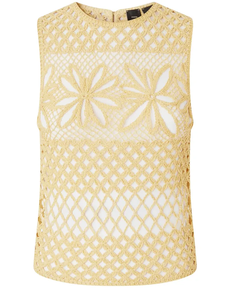 Pinko Gehäkelte Weste - Nude Nude