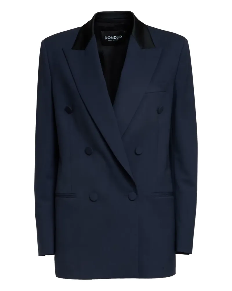 Dondup Doppelreihiger Blazer - Blau Blau