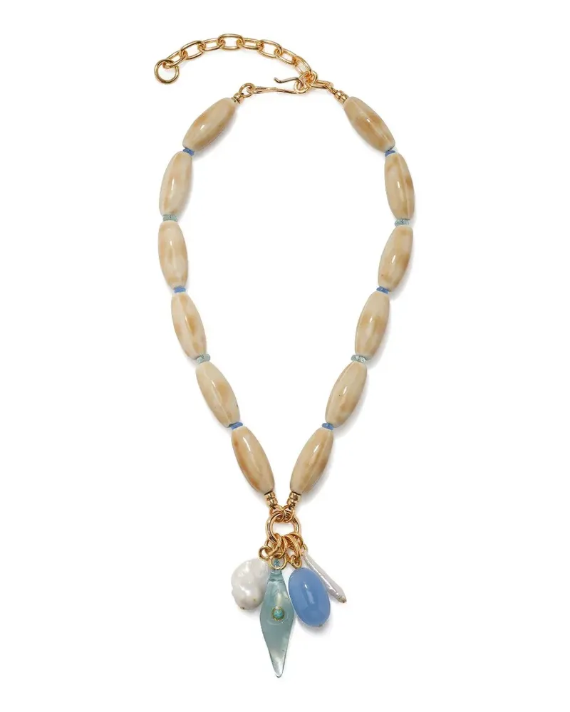 Lizzie Fortunato Marilla seashell necklace - Gold Gold