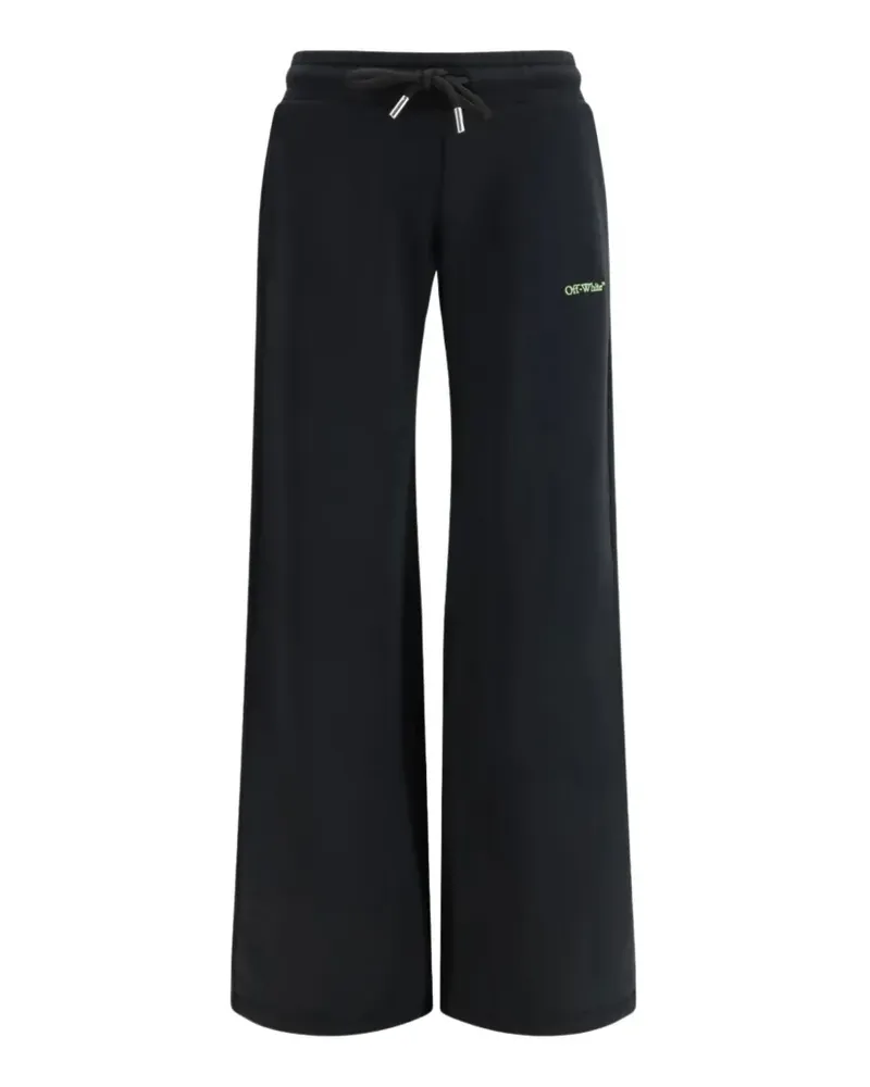 OFF-WHITE Bookish logo-print trousers - Schwarz Schwarz