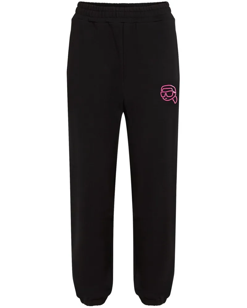 Karl Lagerfeld Ikon Jelly Jogginghose - Schwarz Schwarz