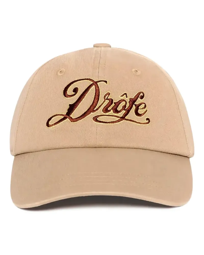 Drôle de Monsieur Baseballkappe mit Logo-Stickerei - Nude Nude
