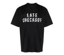 Late Checkout T-Shirt mit Print