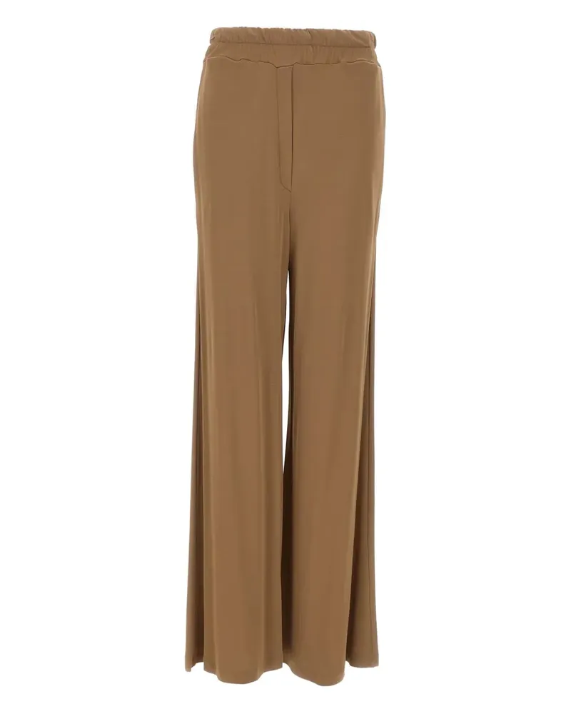 Kaos Hose mit geradem Bein - Braun Braun