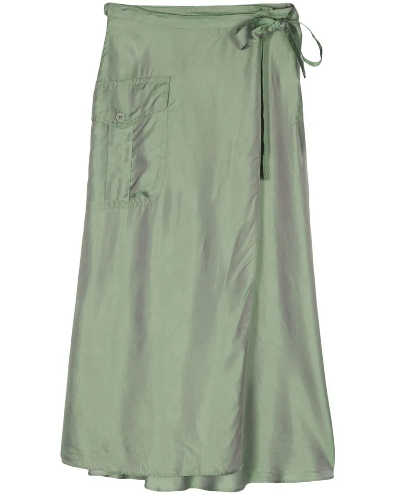ASPESI Midirock im Metallic-Look - Grün Grün